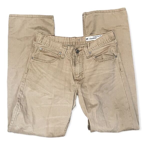 3/$25 SALE: LEE SLIM STRAIGHT LEG COMFORT SCHOOL UNIFORM PANTS TAN BOYS SIZE 18 - Picture 4 of 16